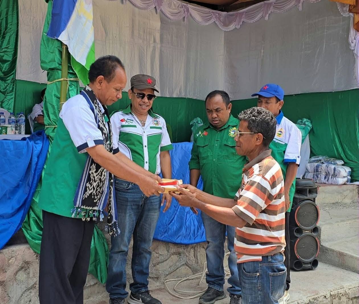 CNRT Baucau Hametin Baze Partidu no Simu Membru Foun iha Quelicai