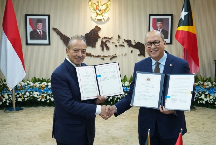 Indonézia no Timor-Leste Asina Akordu Investimentu Bilaterál, Hametin Oportunidade Kooperasaun Ekonómika